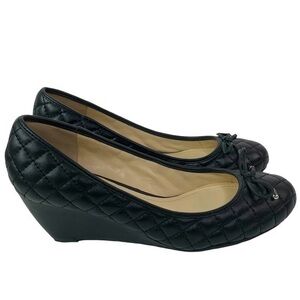 BCBG Generation Leather Ballet Wedge Heel